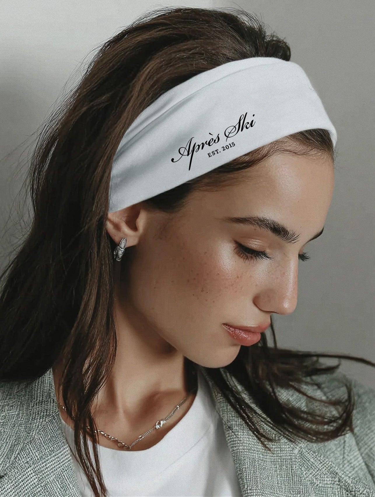 Après Ski Signature Headband – White