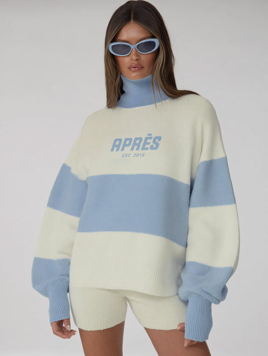 Après Ski Knit Turtleneck – Stripes Collection
